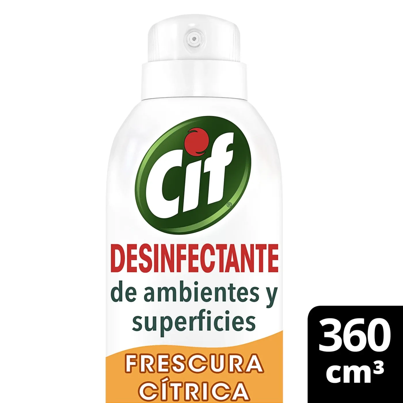 Aerosol Desinfectante Cif 12x  1 Frescura Citrica - 360cm