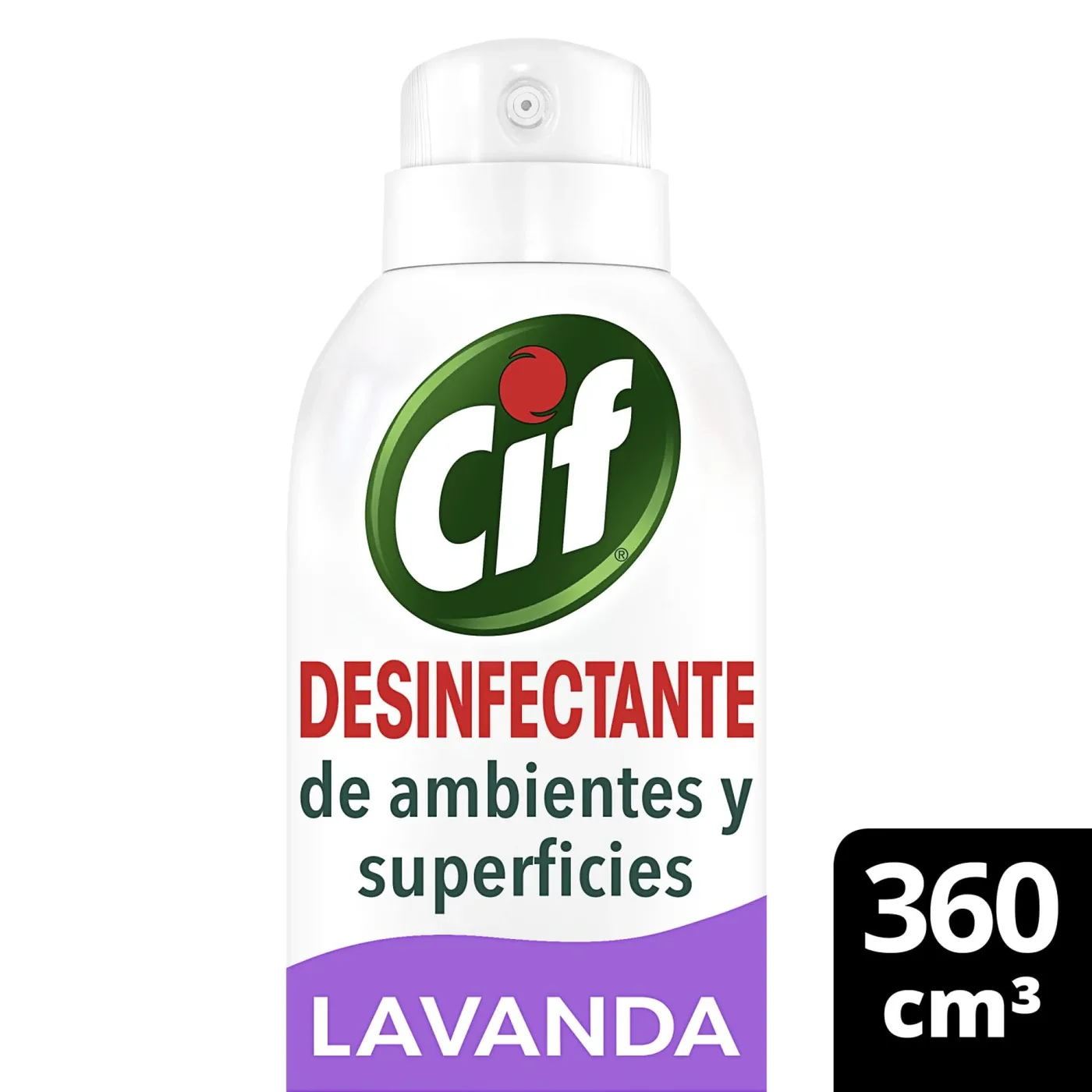 Aerosol Desinfectante Cif 12x  1 Lavanda - 360 Cm