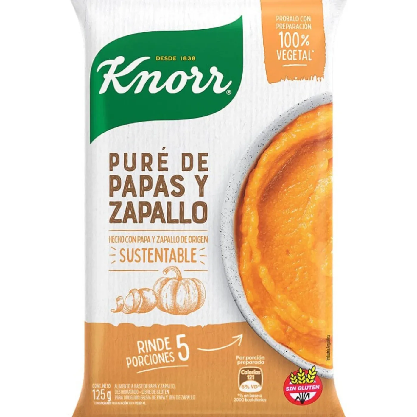 Pure De Papas Y Zapallo Knorr 12x  1 125gr
