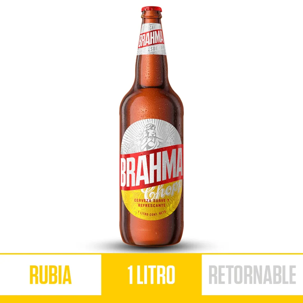 Cerveza Brahma X   Cajon Vidrio