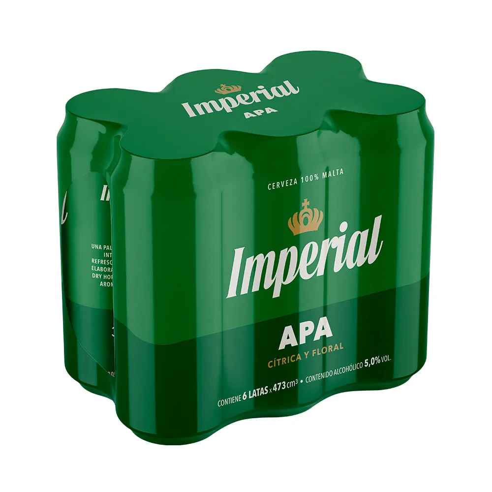 Cerveza Lata Imperial X   473  Apa X6