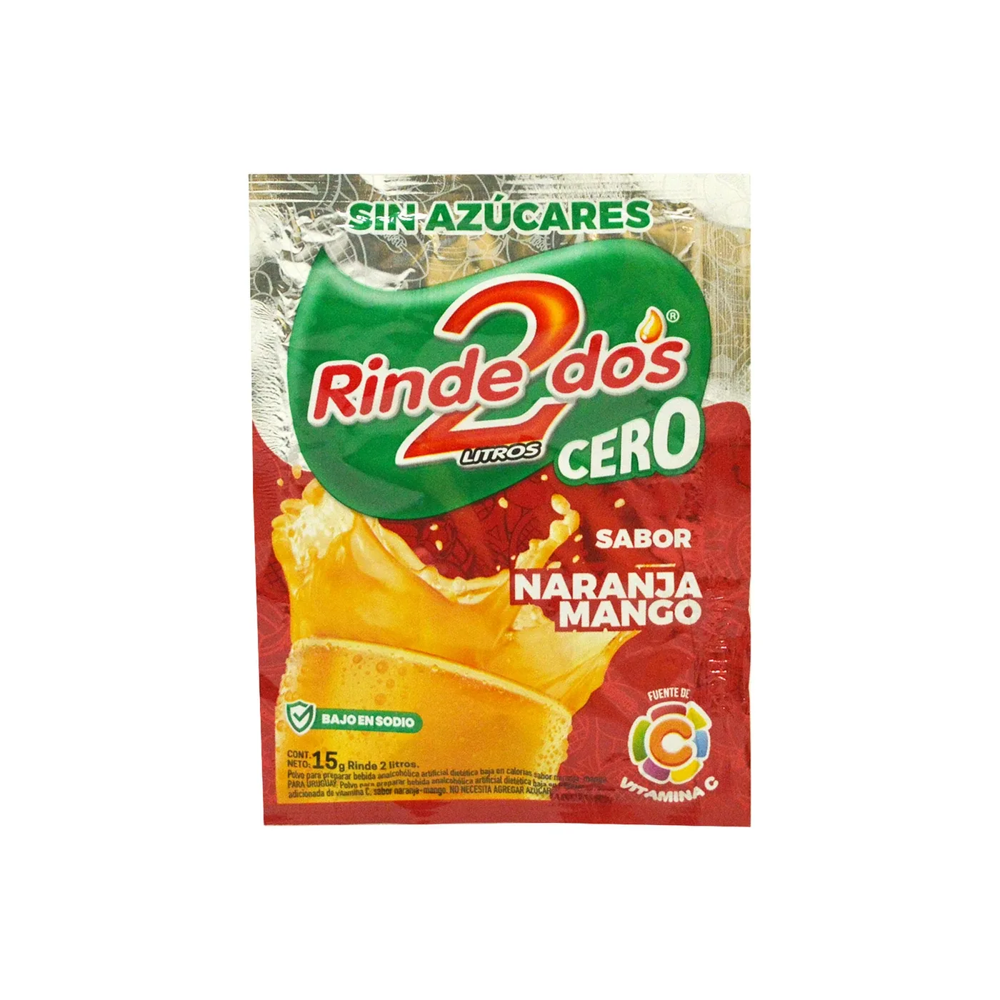 Jugo En Polvo| Rinde 2 X   Naranja Mango 1+1