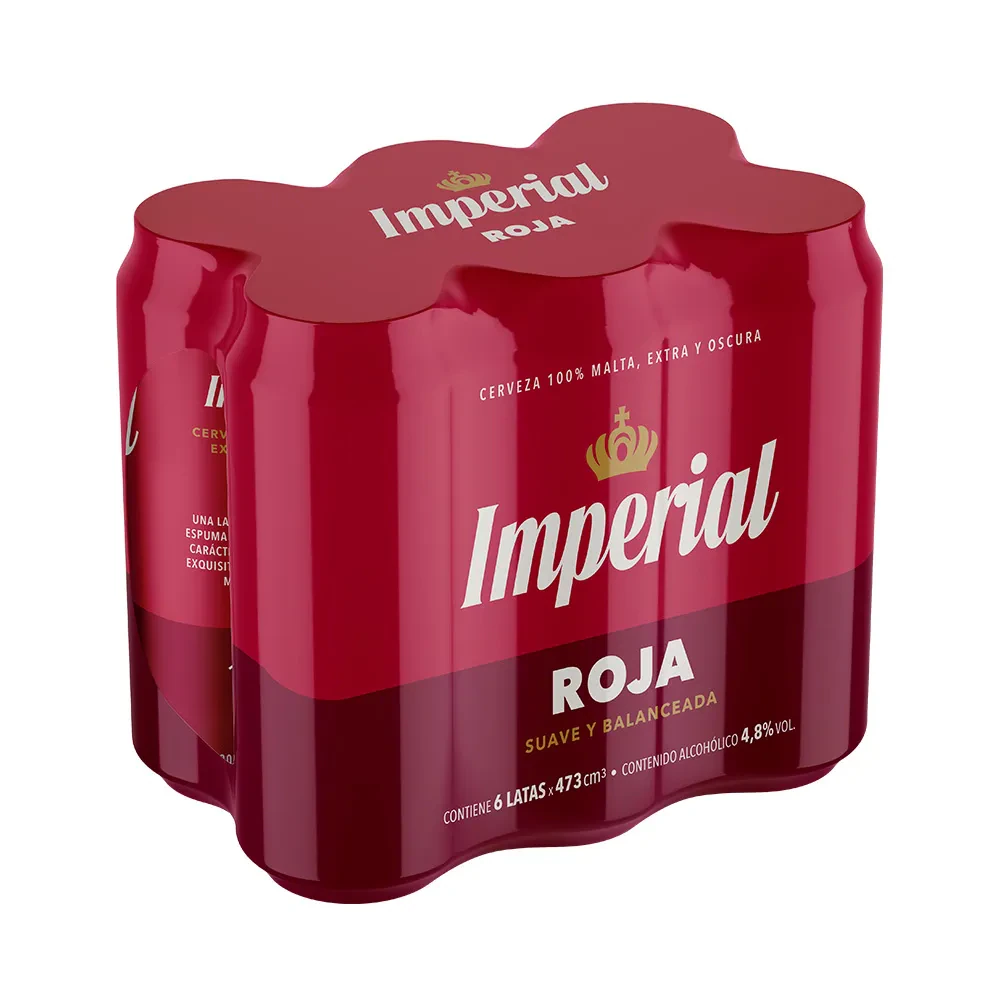 Cerveza Lata Imperial X   473 Roja X6