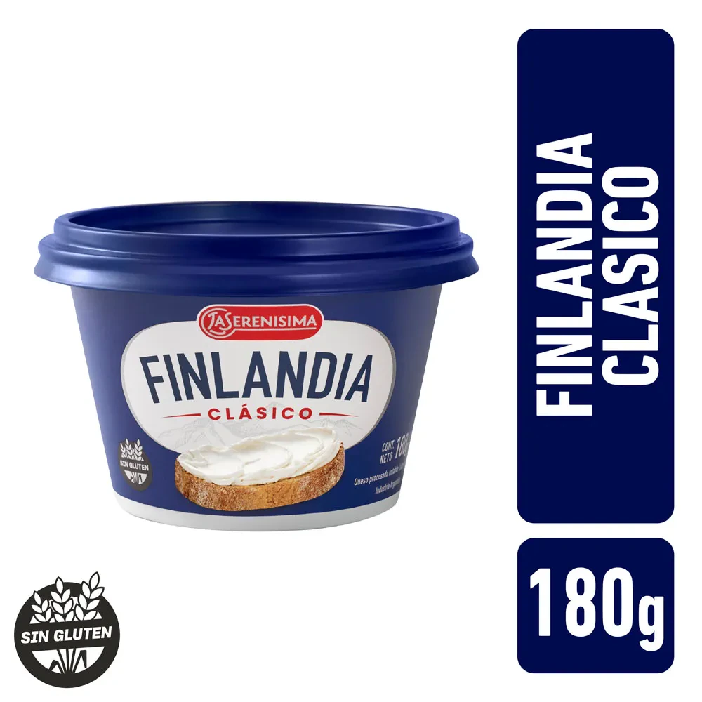 Queso Crema Finlandia X   Procesado 180g