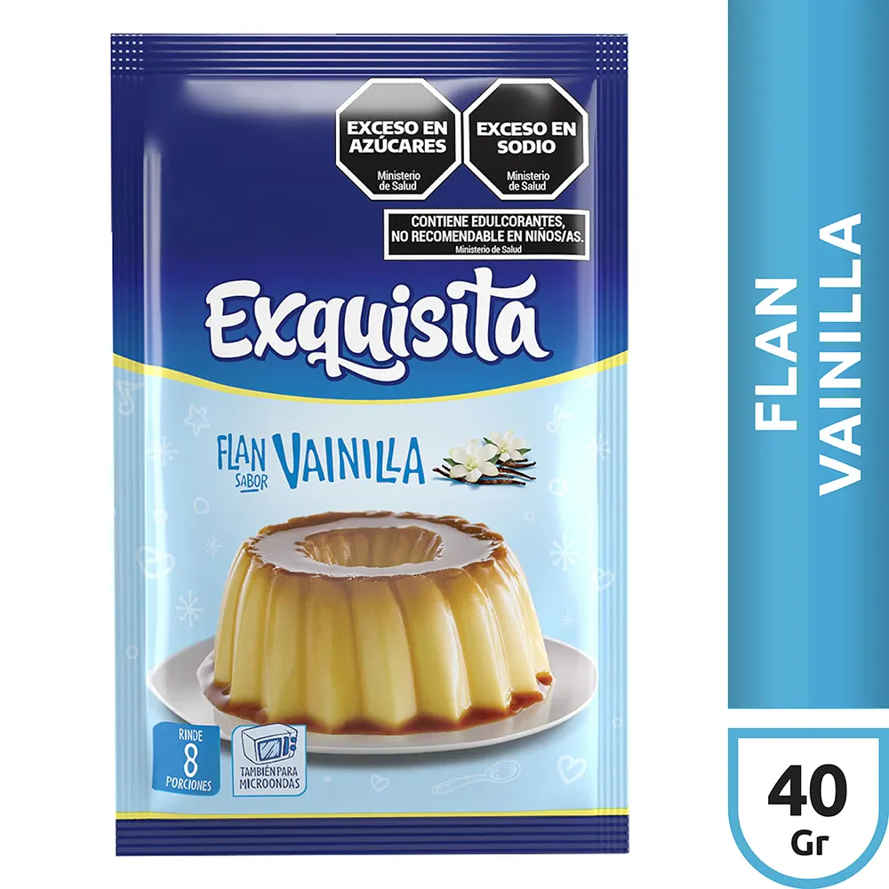 Postre Exquisita X   Flan De Vainilla