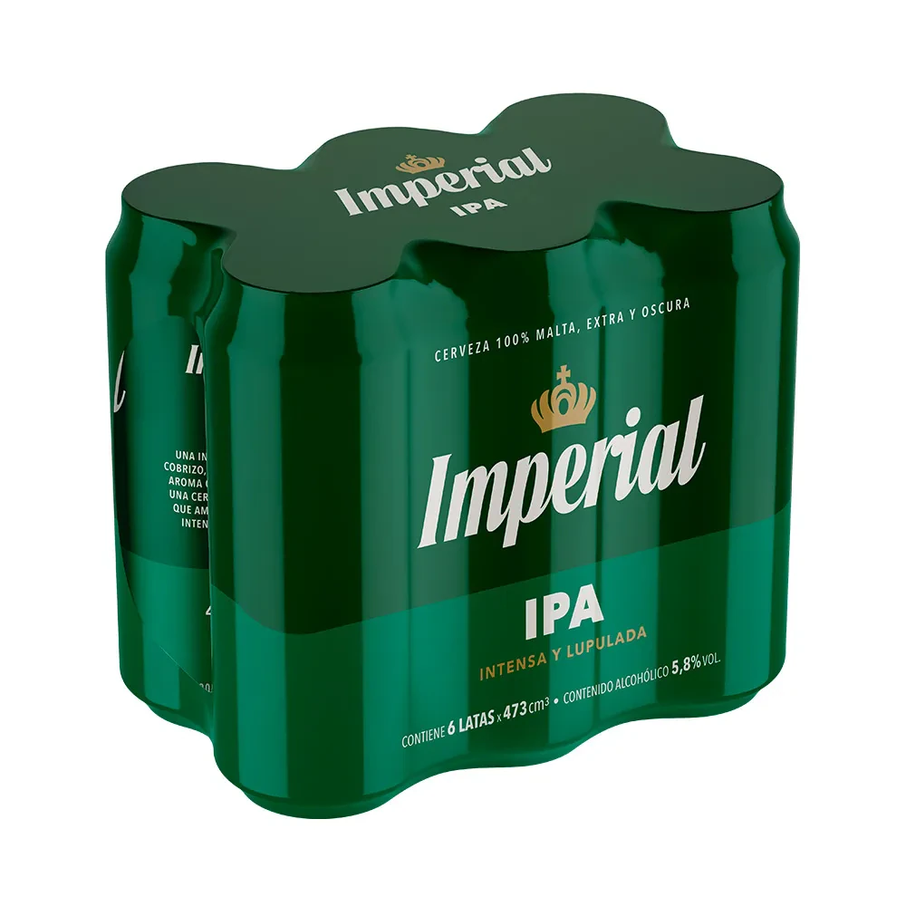 Cerveza Lata Imperial X   Ipa 473cm X6
