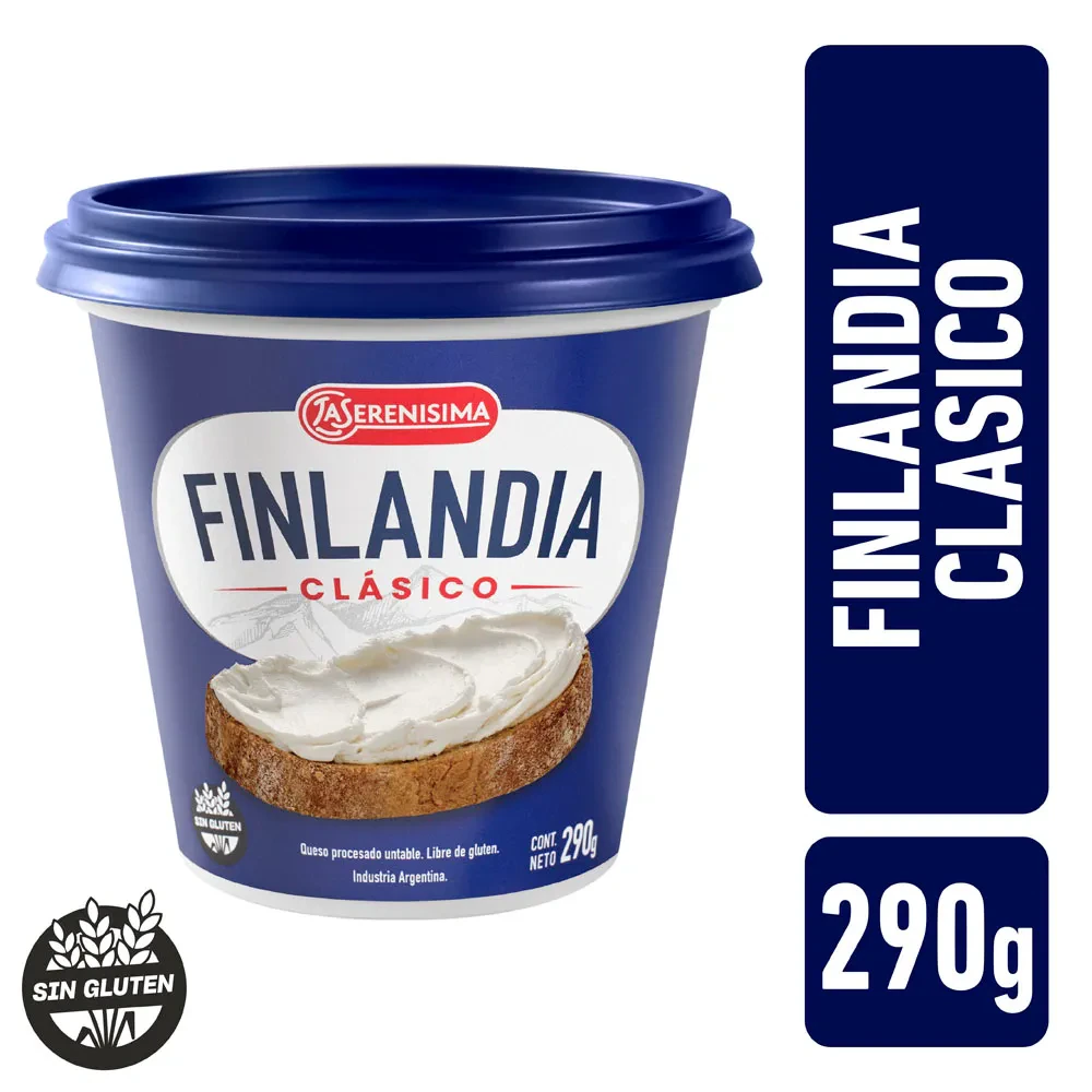 Queso Crema Finlandia X   Prosesado 290g