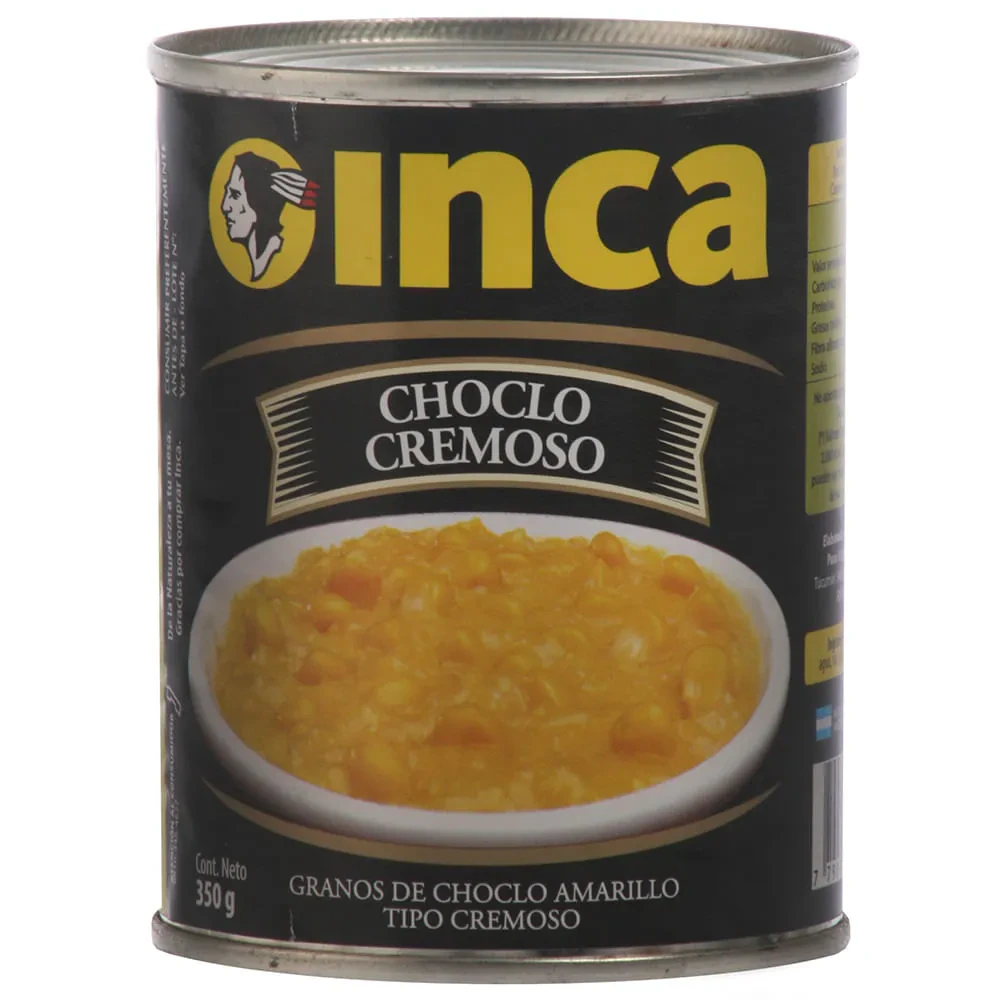 Conserva Inca X   Choclo Amarillo Cremoso