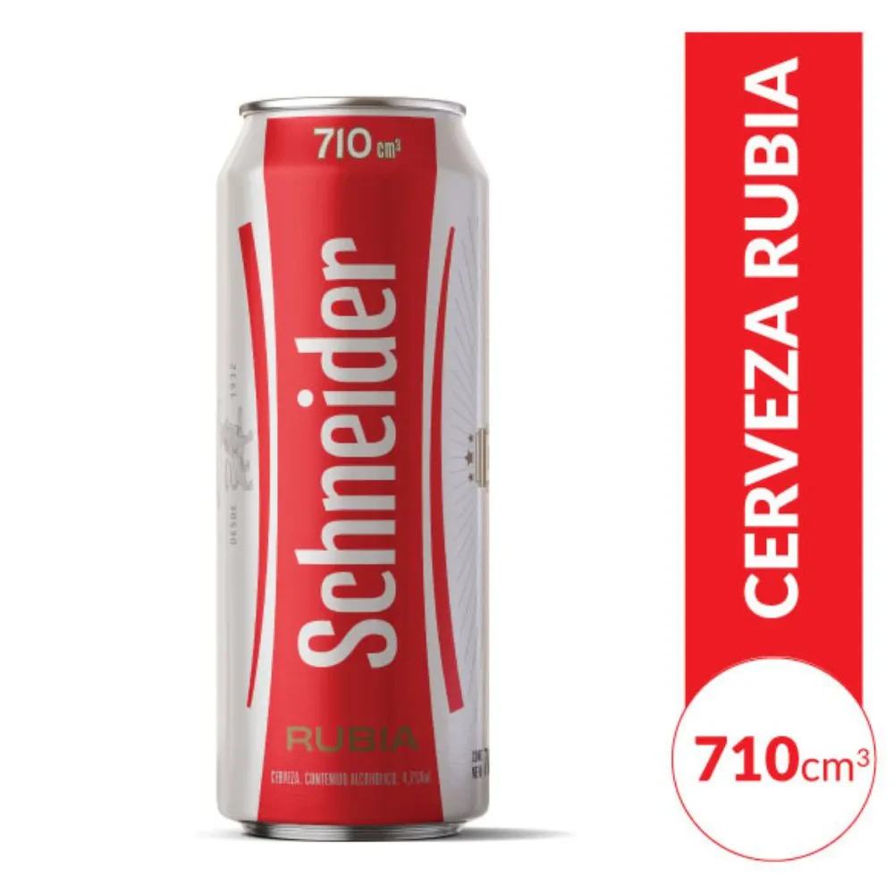 Cerveza Lata Schneider X   710 X 6 Unid