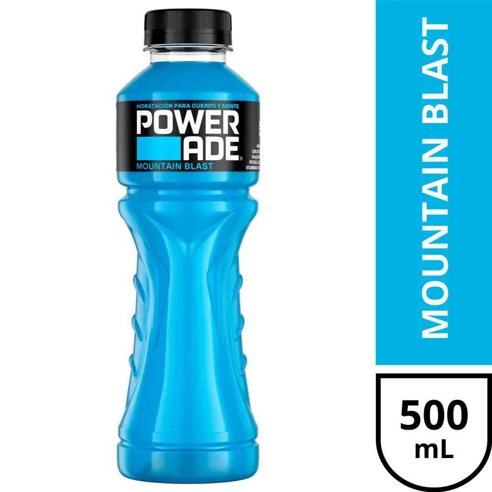 Energizante Powerade X   Powerade Azul 500ml X 6 Unid