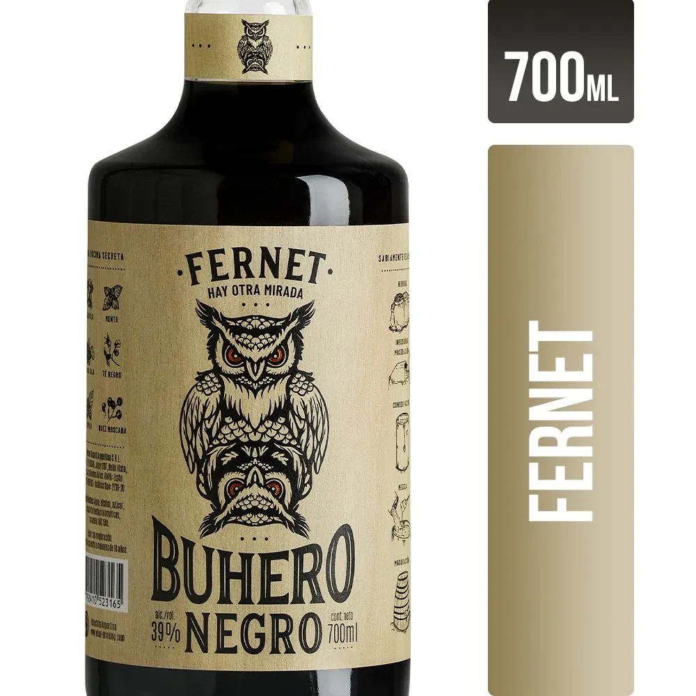 Fernet Buhero Negro X   700ml