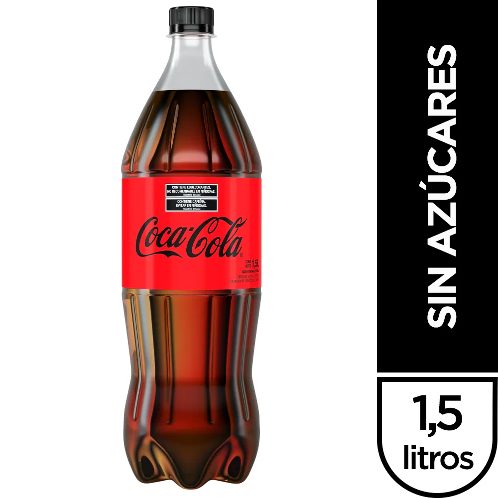 Gaseosa Coca Cola X   Zero 1.5ltr X Pack De 8