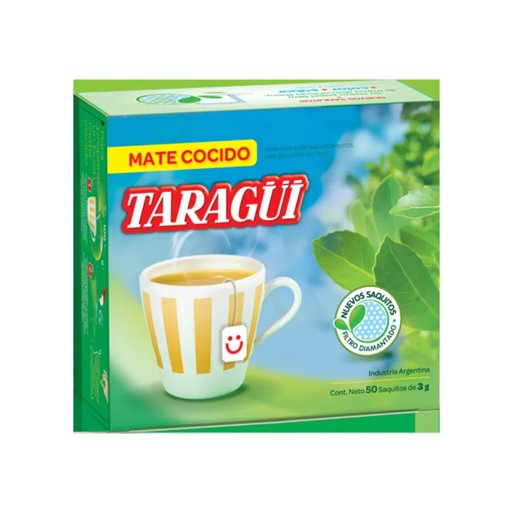 Almacen Taragui X    Mate Cocido 10 X 1 U X 50 Saquitos