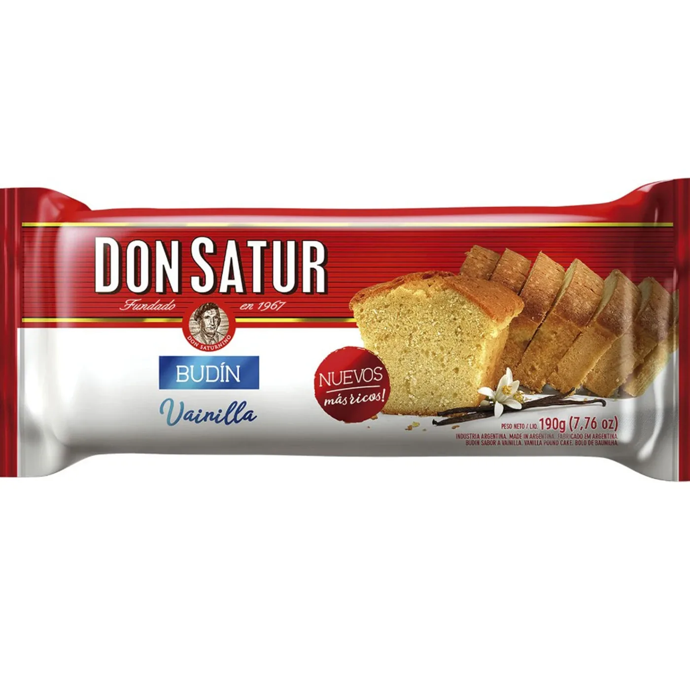 Almacén Budin Don satur Vainilla Sin Frutas 190 g