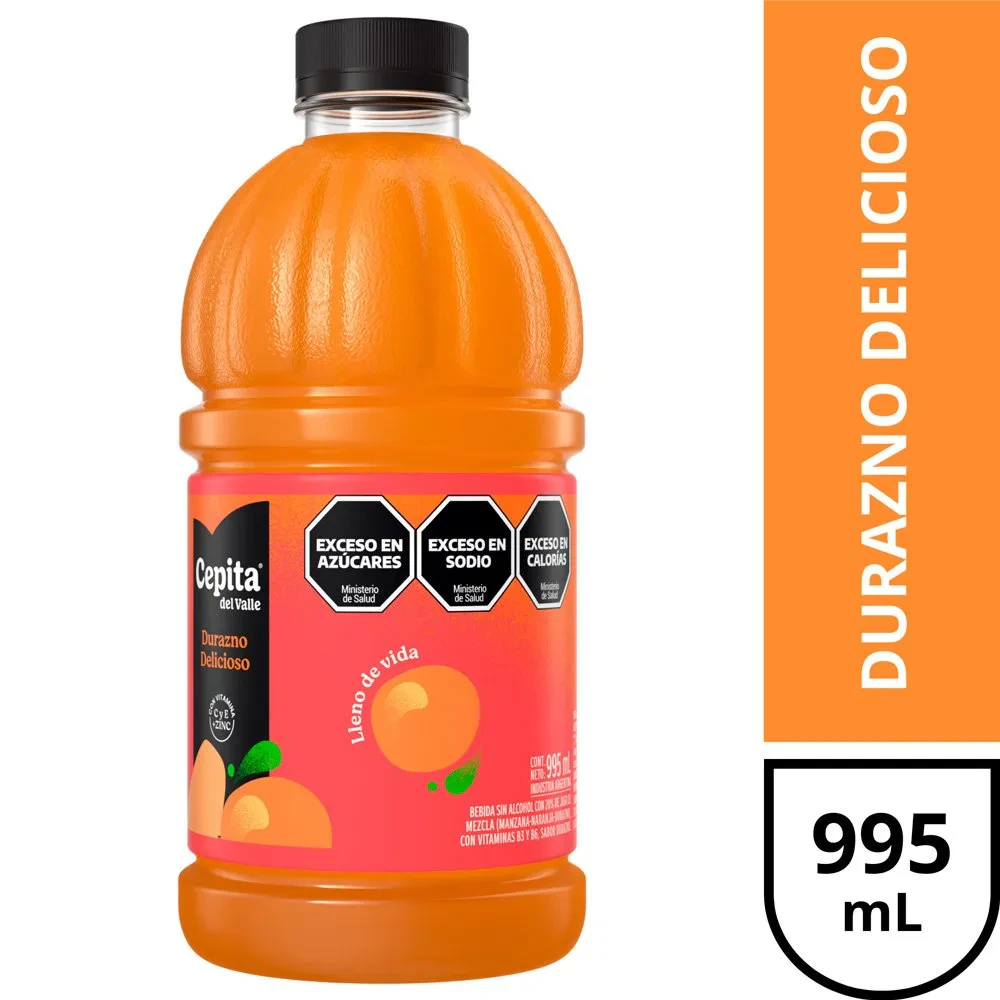 Jugo Cepita X   Durazno Botella X 6 Unid 1lt