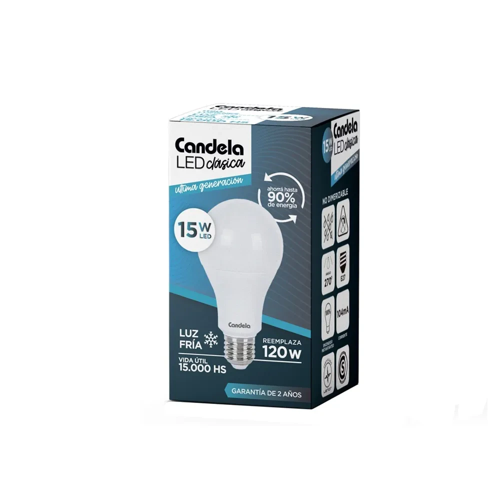 Lampara Candela X    Led 10 W 5 X 1 U