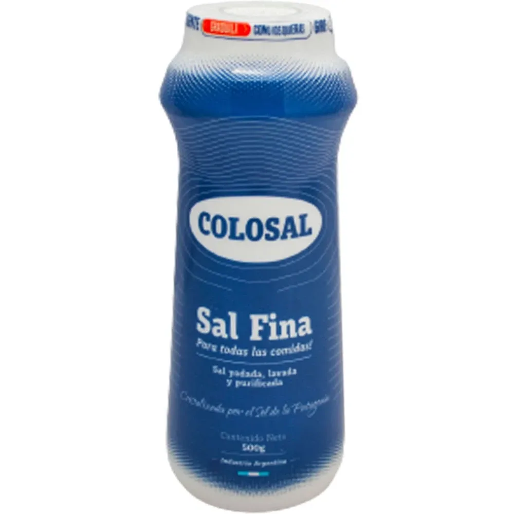 Sal Fina Colosal 10x  1 U X Salero 500g