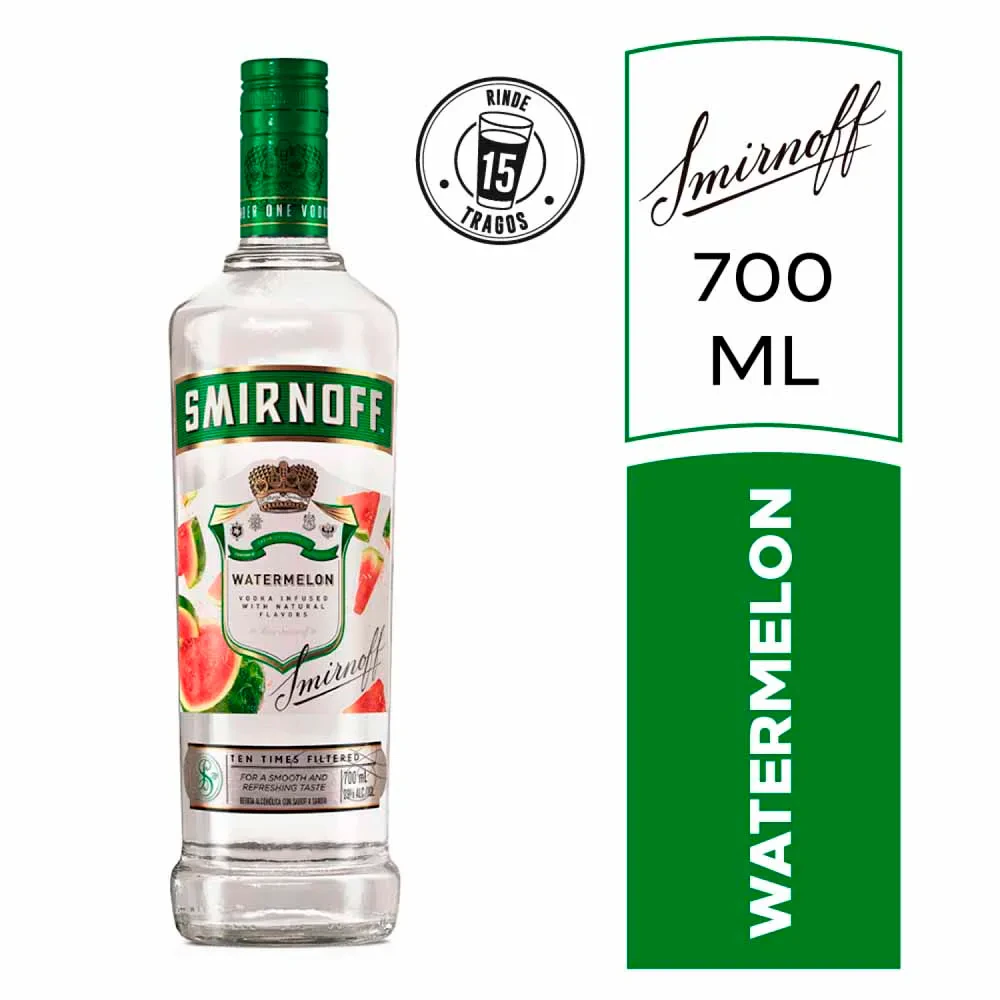 Vodka Smirnoff X   Sandia 700ml