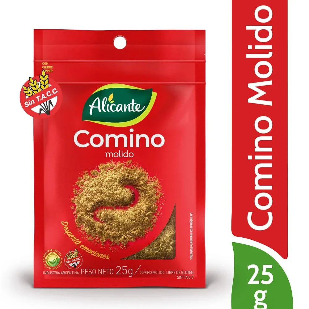 Almacén Condimento Alicante Comino Molido 25 g