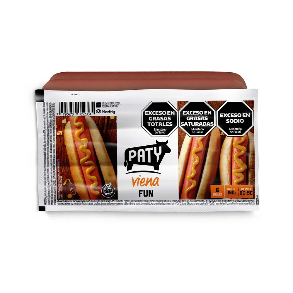 Salchicha Patyviena X   Fun X 6