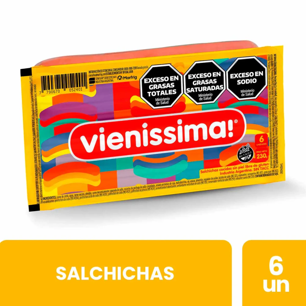 Salchicha Vienisima X   6