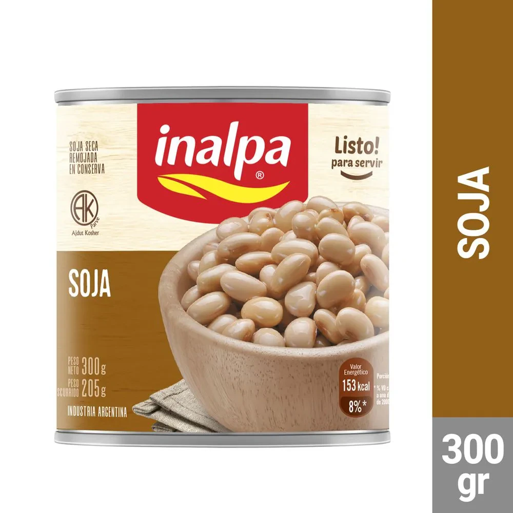 Conserva Lata Inalpa X   Soja 300g