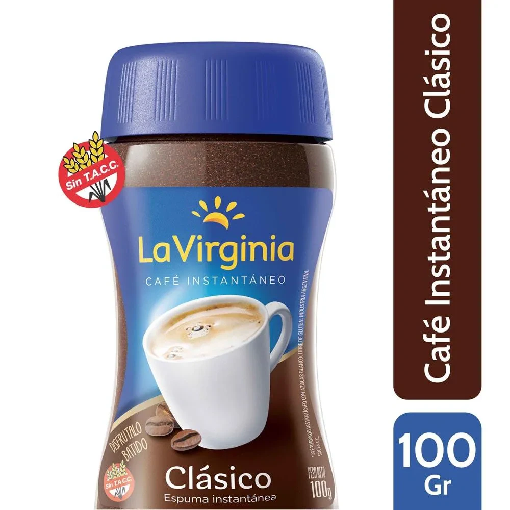 Cafe Isntantaneo La Virginia X   Frasco 100g