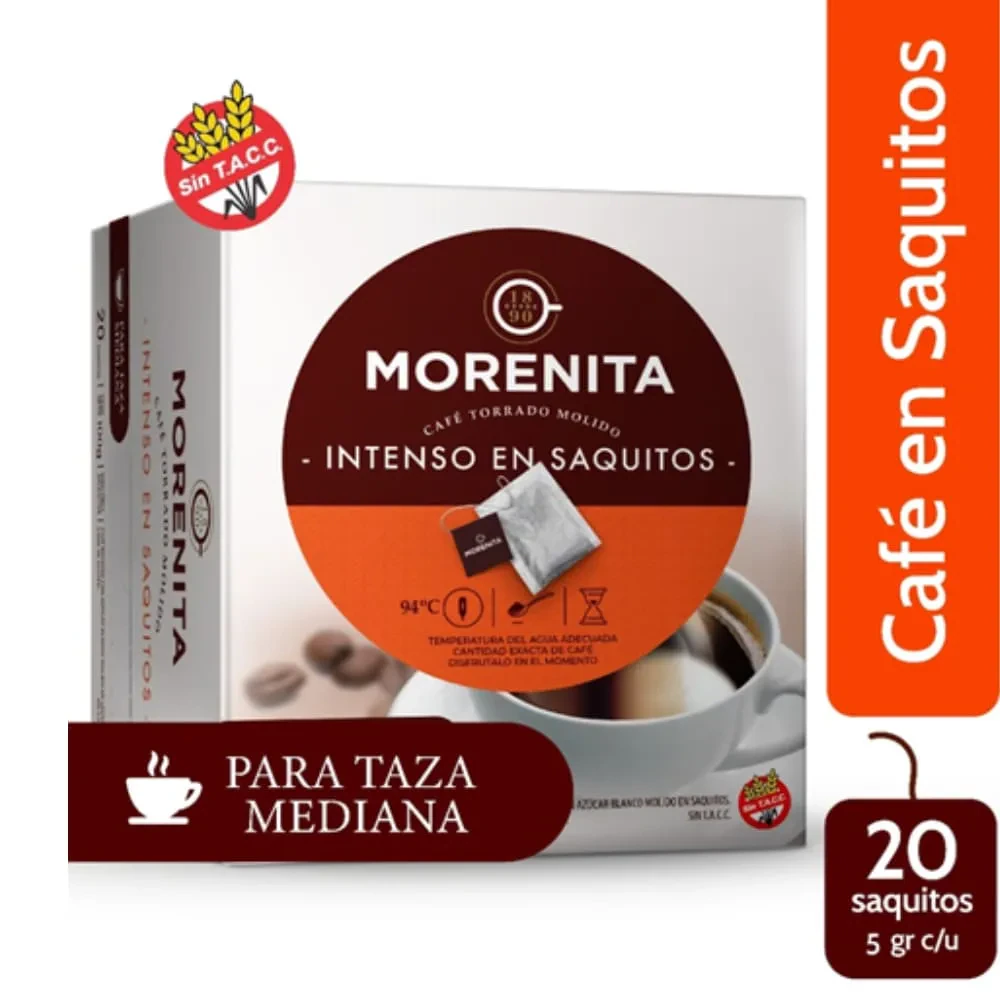 Cafe Morenita X    En Saquito 20 X 1 U