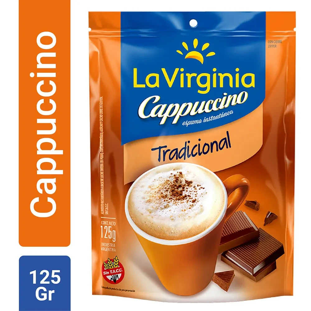 Almacen Virginia X    Cappuchino  Doy Pack 10 X 1 U X 125 Gr