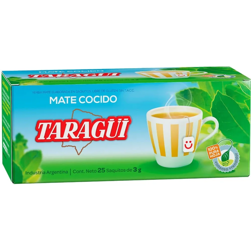 Almacén Mate cocido Taragui Saquitos