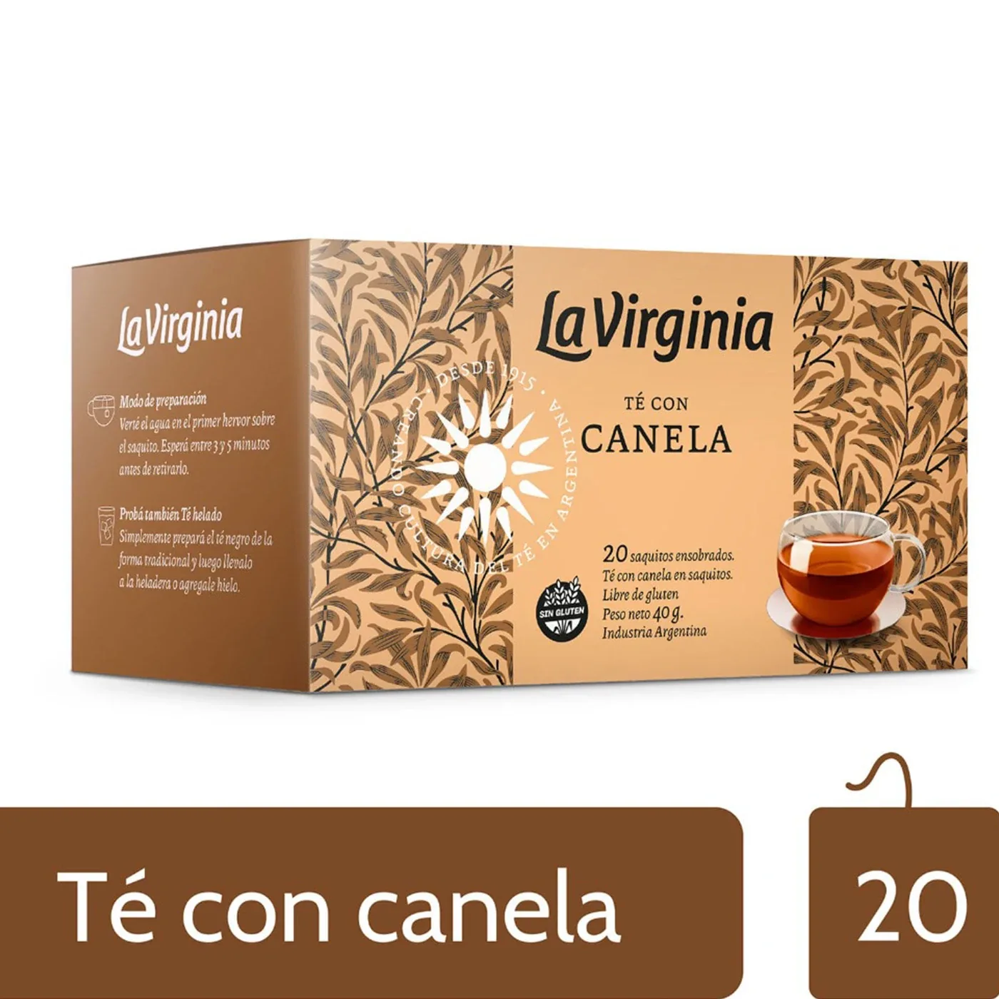 Almacén Te La virginia Canela 40 g