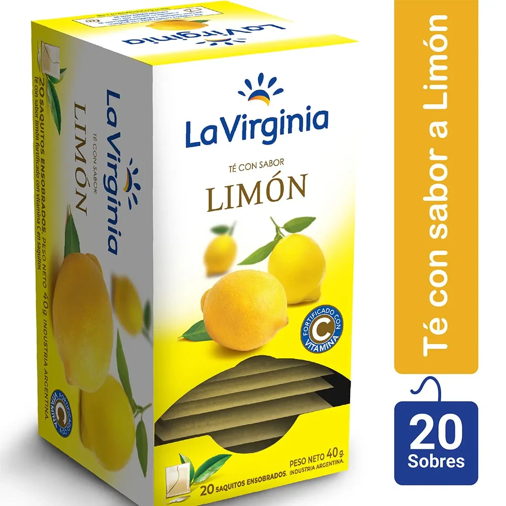 Te La Virginia X   20x40gr Limon