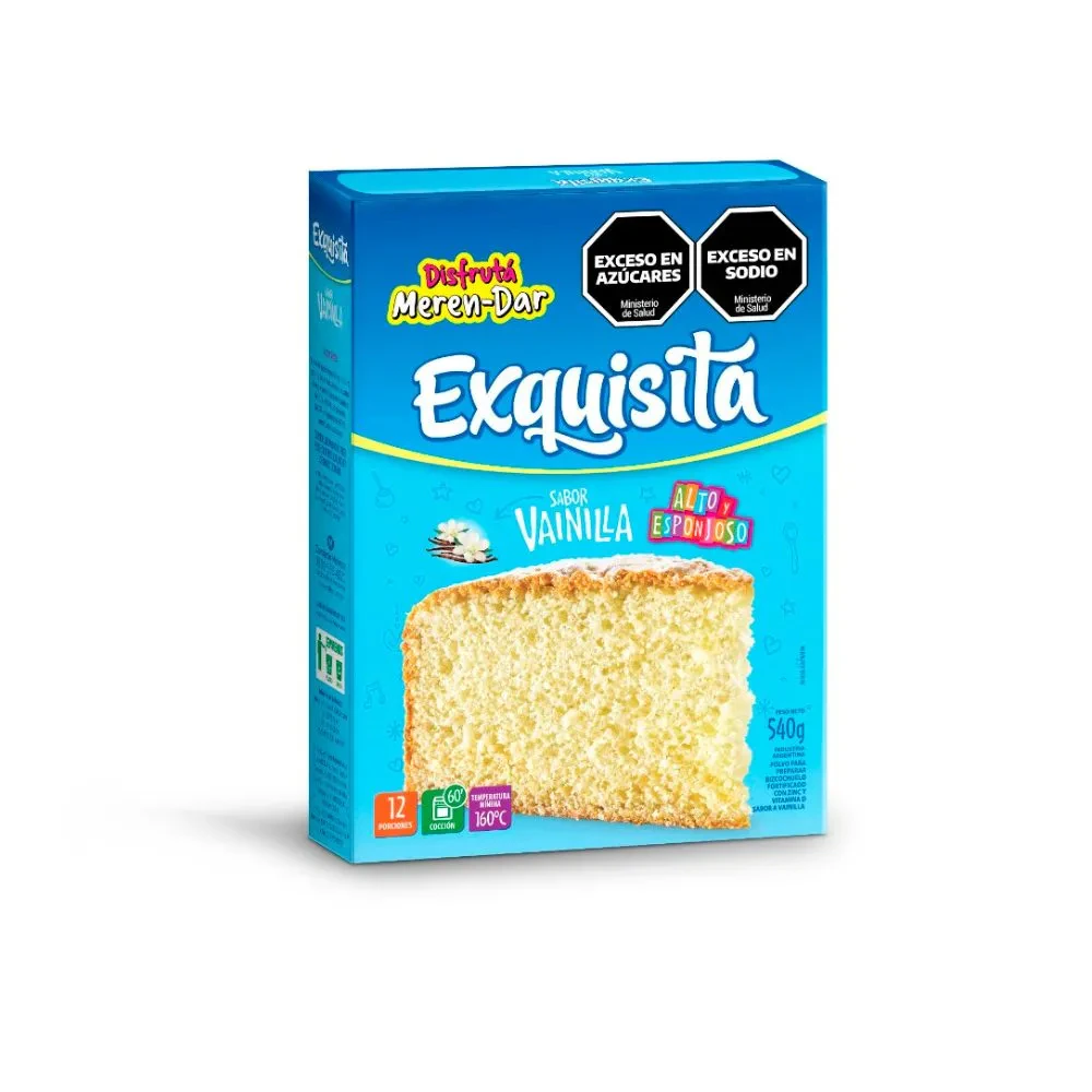 Bizcochuelo Exquisita X   Vainilla