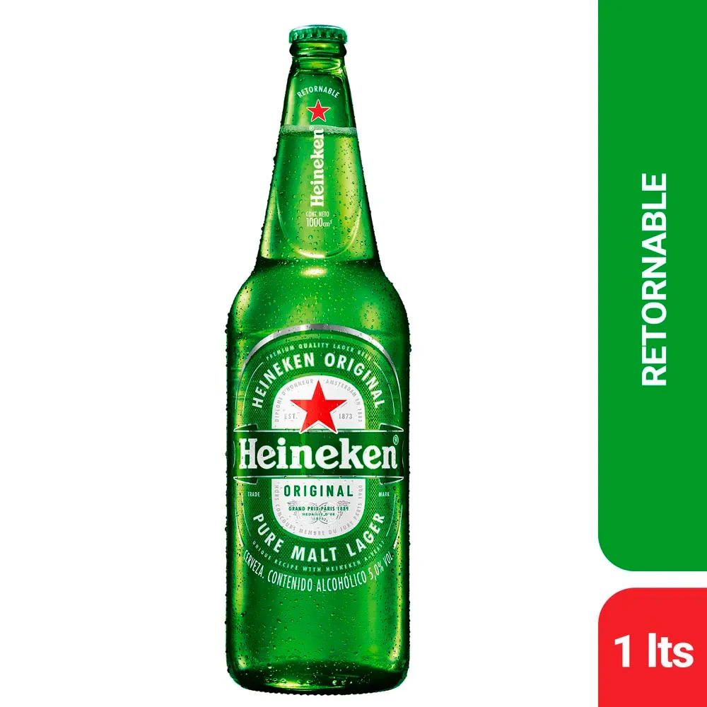 Cerveza Heineken X   1 Ltr