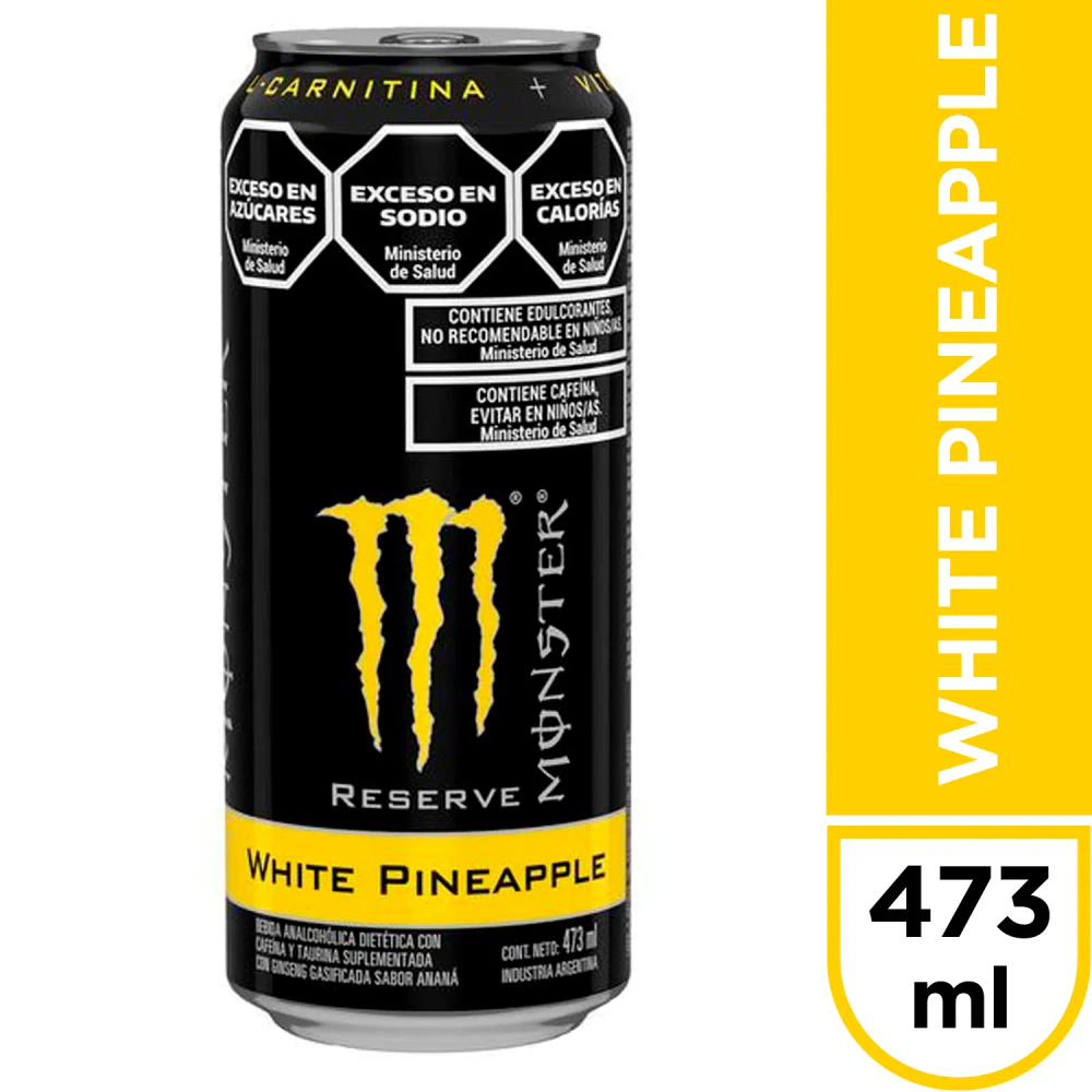 Energizante Monster 6x  1 Negro Y Amarillo