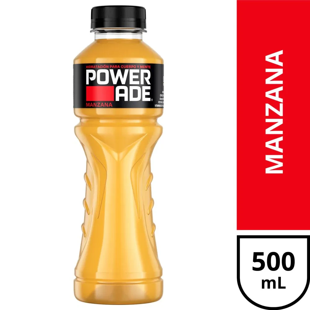 Energizante Powerade X   Manzana 500 X 6