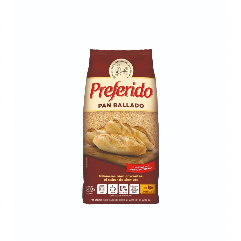 Pan Rallado Preferido X   500g