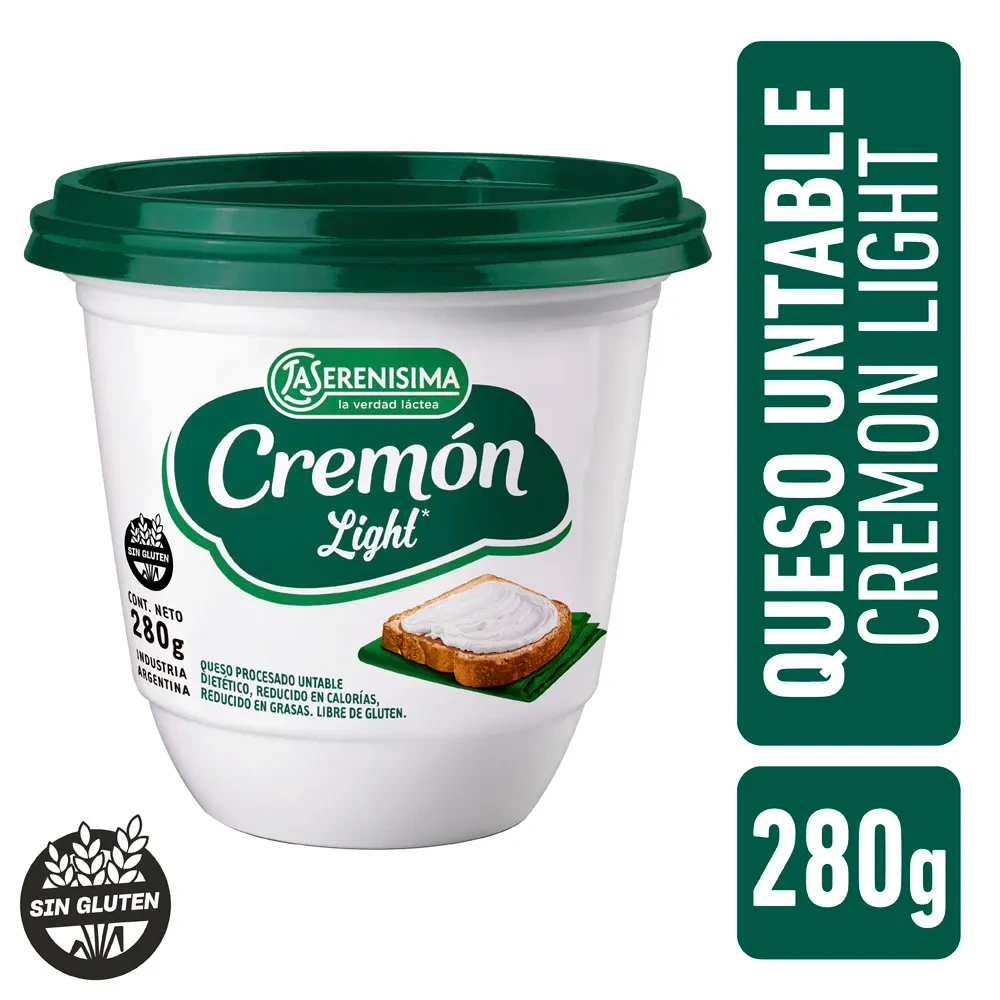 Queso Crema Cremon X   Red Calorias 280g