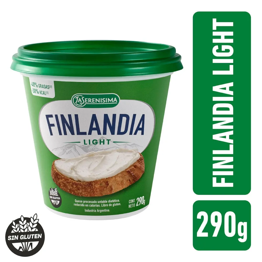 Queso Finlandia X   290g Sin Calorias