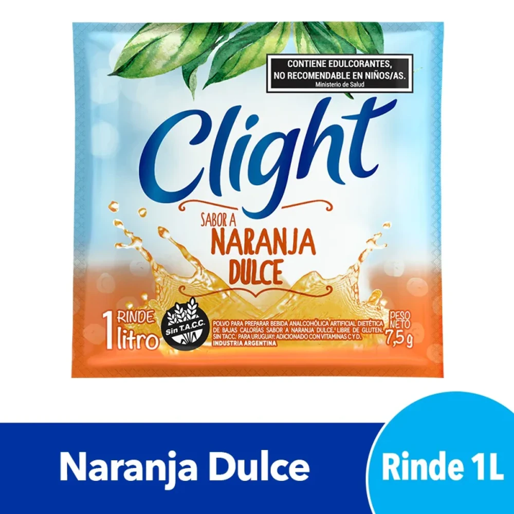 Jugos Clight 16x  20  Naranja Dulce 16 X 20 U