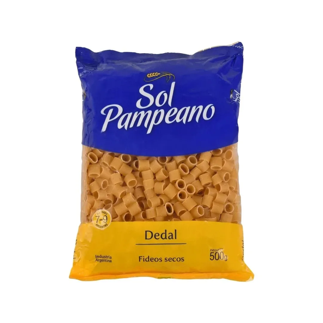 Fideos Sol Pampeano Dedal 500g