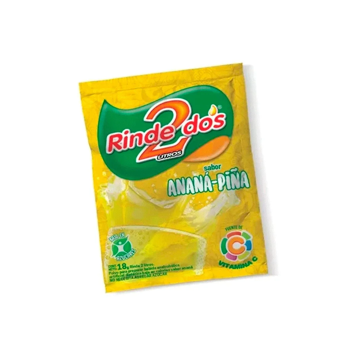 Bebidas sin alcohol Jugo en polvo Rinde 2 Anana