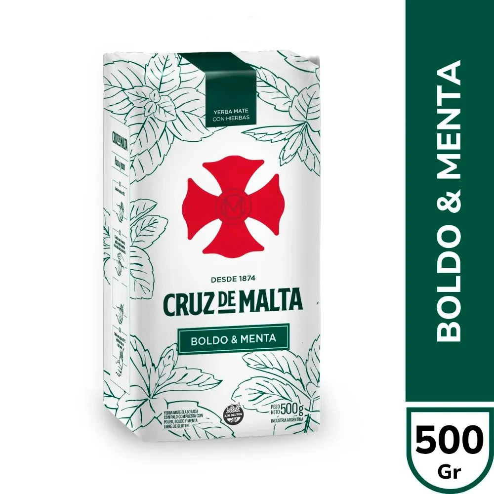 Yerba Cruz De Malta X   Boldo Y Menta