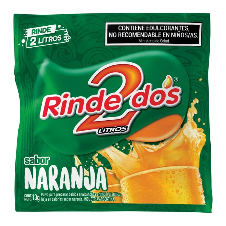 Jugo Rinde Dos 24x  10 U X Naranja X 13gr