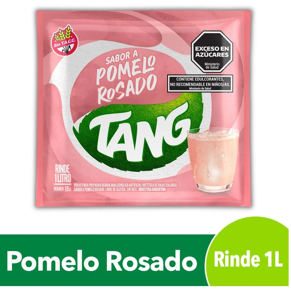 Jugo Tang X   Pomelo Rosado 20 Sobres De 15gr C/u