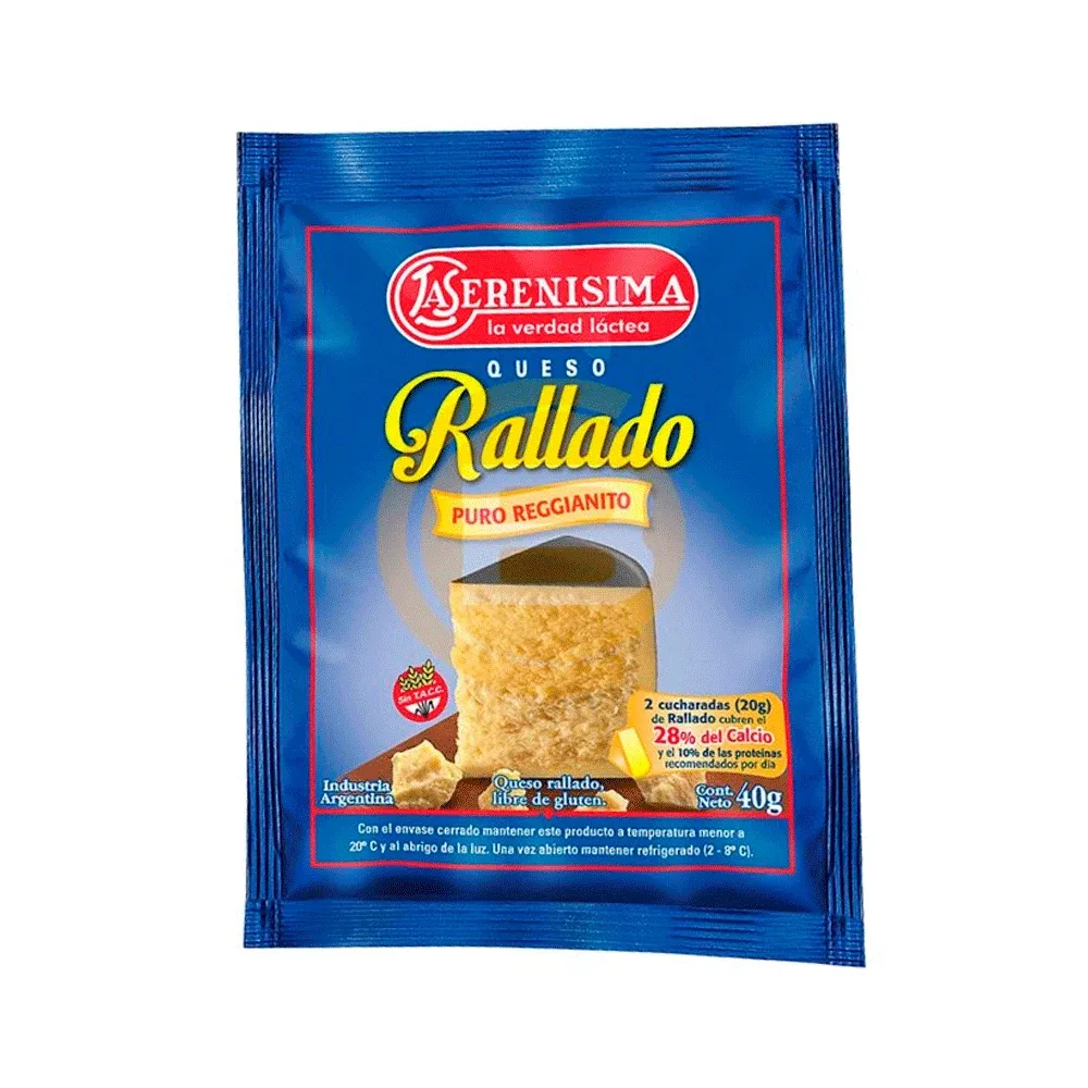 Lácteos y refrigerados Queso rallado La serenisima Un x 10