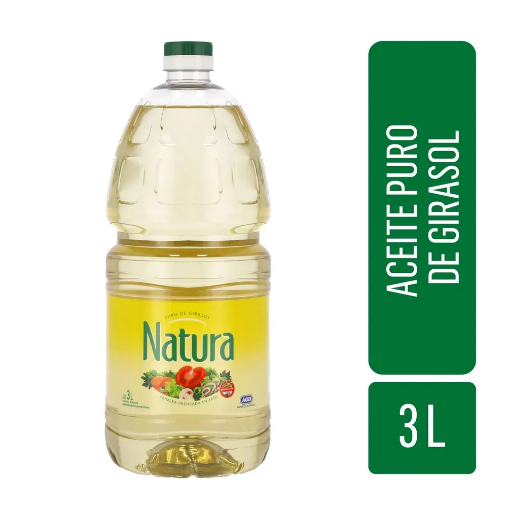 Aceite De Girasol Natura X   3 Lts