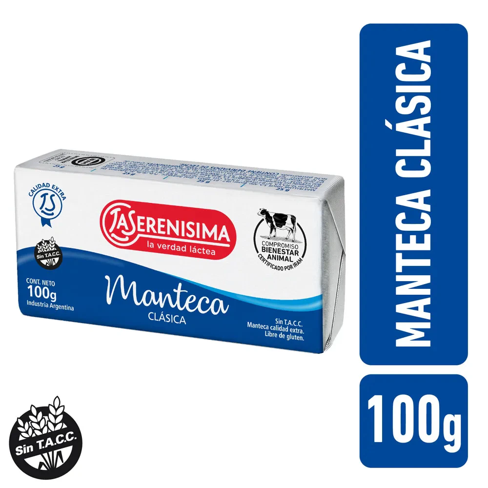 Lacteo Manteca La Serenisima X   100 G