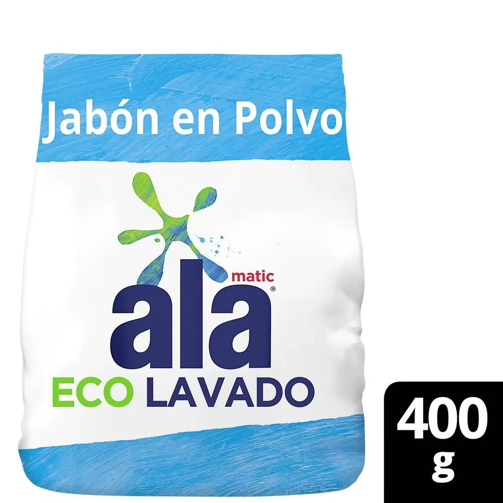 Jabon En Polvo Ala X   400gr Celeste Matic