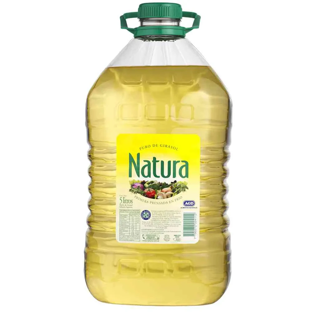 Aceite De Girasol Natura X   5lts